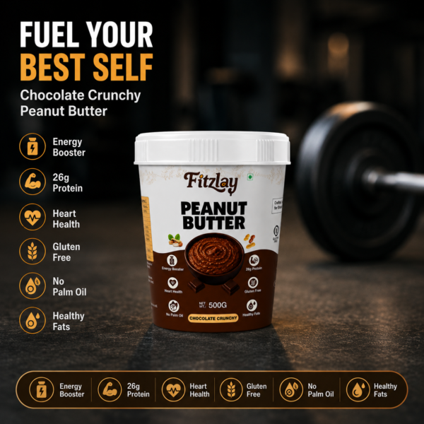 Chocolate Crunchy Peanut Butter Combo Pack | 26g Protein | Each 500gm