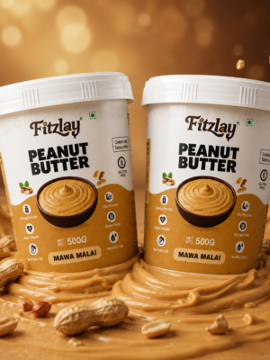 Mawa Malai Peanut Butter Combo Pack | 26g Protein | Each 500gm