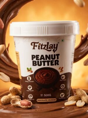 Dark Chocolate Peanut Butter CRUNCHY 500 g | High Protein Healthy Spread