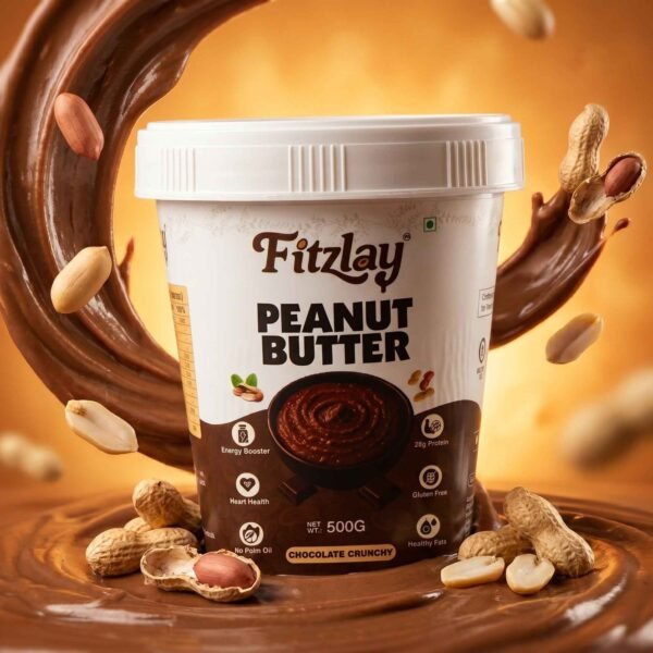 Dark Chocolate Peanut Butter CRUNCHY 500 g | High Protein Healthy Spread