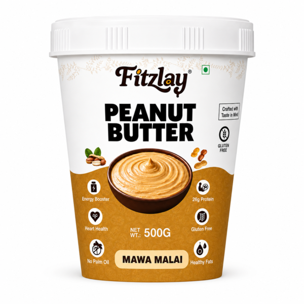 mawa-malai-1.png Mawa Malai Peanut Butter 500g | 26g Protein | High Protein Healthy Spread